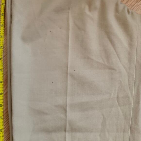 Lauren Ralph Lauren Straight Leg Cream Wool Blend Trouser Pants Size 12 Classic - Picture 5 of 10